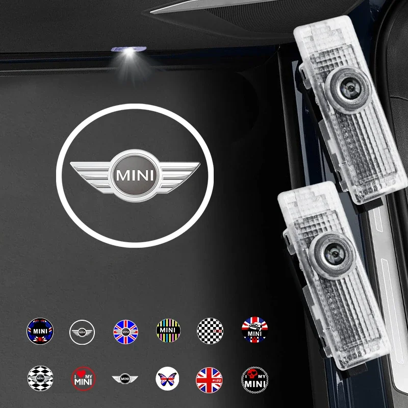 Home Cinema Projector - 2개 LED 자동차 도어 웰컴 라이트