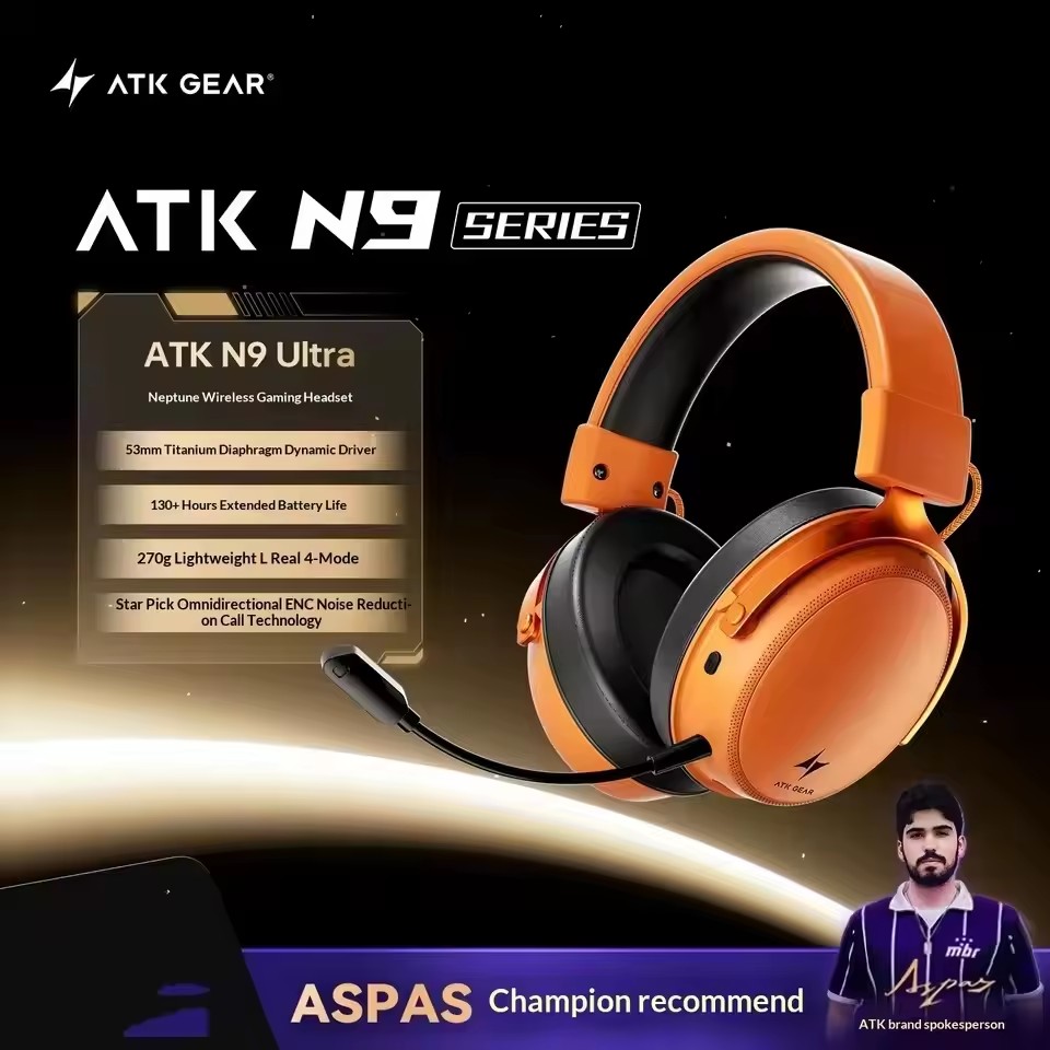 Home Cinema Headphones - ATK N9 2.4GHz 무선 게이밍 헤드셋(PS5