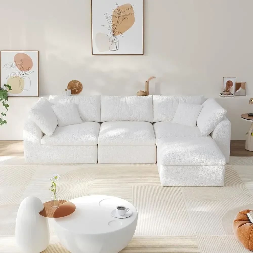 Recliner Sofa Cover - 3인용 L자형 리클라이너 소파(오토만 포함), 세탁