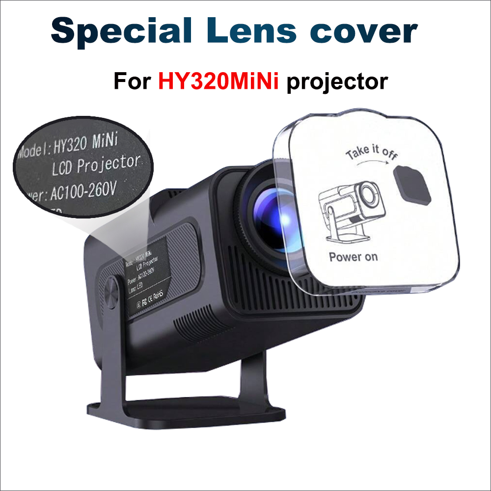 Home Cinema Portable - HY320mini 프로젝터 렌즈 커버 휴대용 렌즈