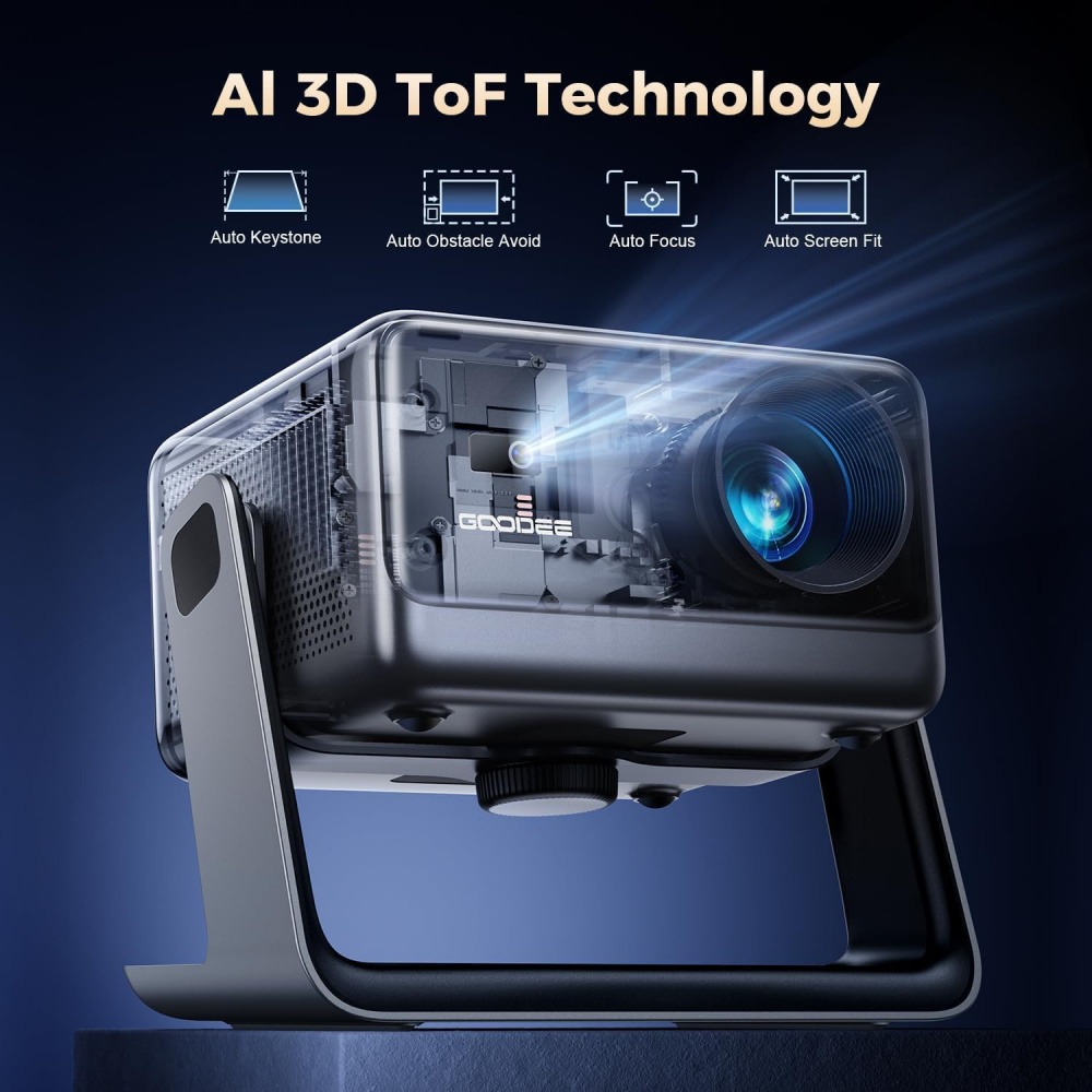 4K 비디오 프로젝터 Wifi 블루투스 스마트 휴대용  - Home Cinema Compact 리뷰 및 가격