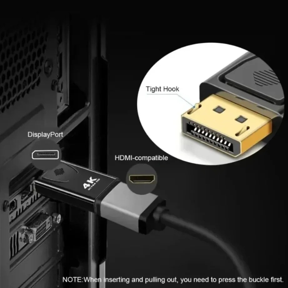 4K/1080P DP 디스플레이포트-HDMI 호환 어댑 - Home Cinema Projector 리뷰 및 가격