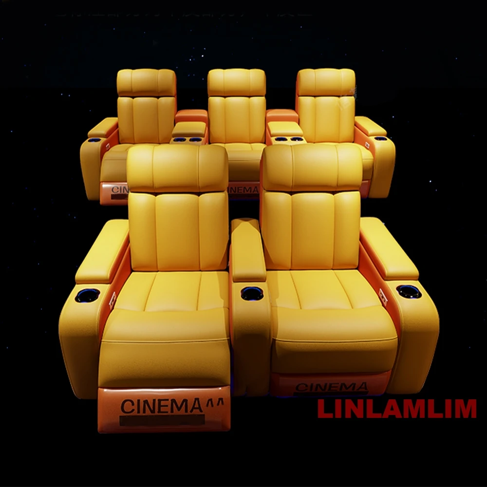 럭셔리 전동 리클라이너 시네마 의자, 컵 홀더 포함,  - Home Cinema Luxury 리뷰 및 가격