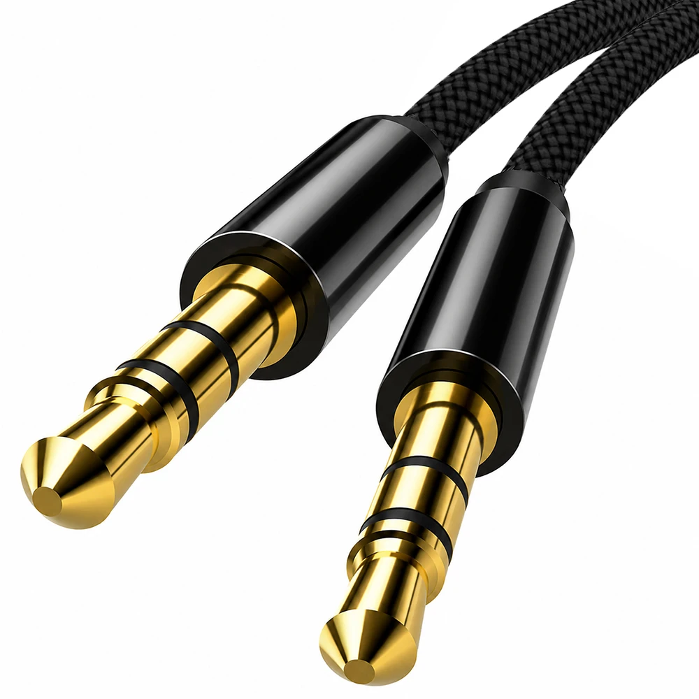 3.5mm AUX 오디오 케이블, 나일론 편조형 남성- - Home Cinema Headphones 리뷰 및 가격