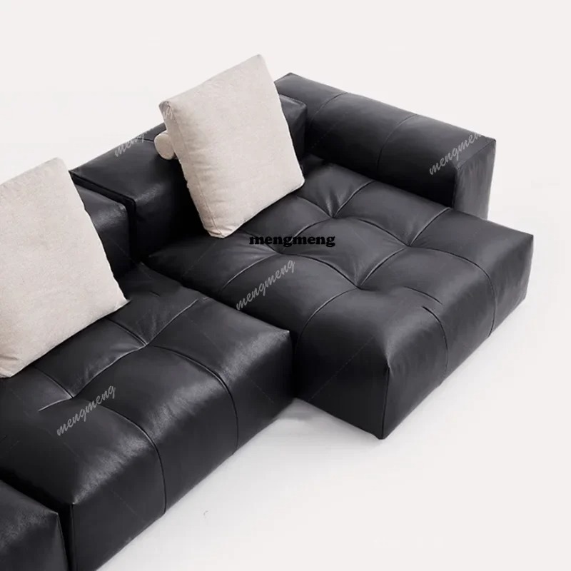 북유럽 가죽 압축 소파 미니멀리스트 럭셔리 릴렉스 안락 - Home Cinema Luxury 리뷰 및 가격