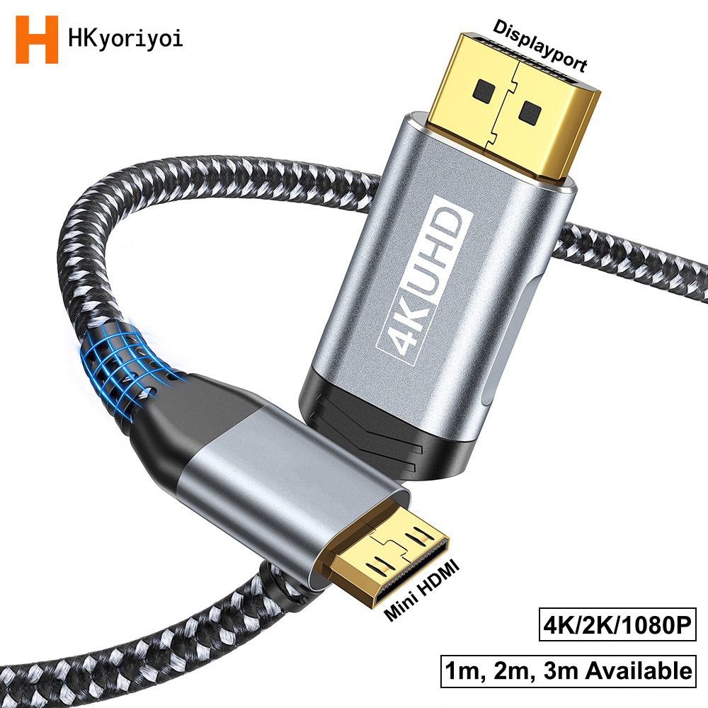 DisplayPort-미니 HDMI 케이블 UHD 4K - Home Cinema Portable 리뷰 및 가격