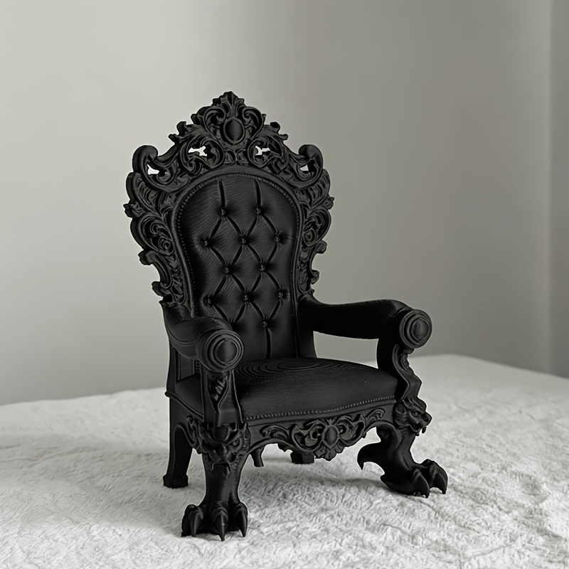 1피스 고급 왕좌 모델 – 고딕 스타일 – 다크 브라운 - Home Cinema Luxury 리뷰 및 가격
