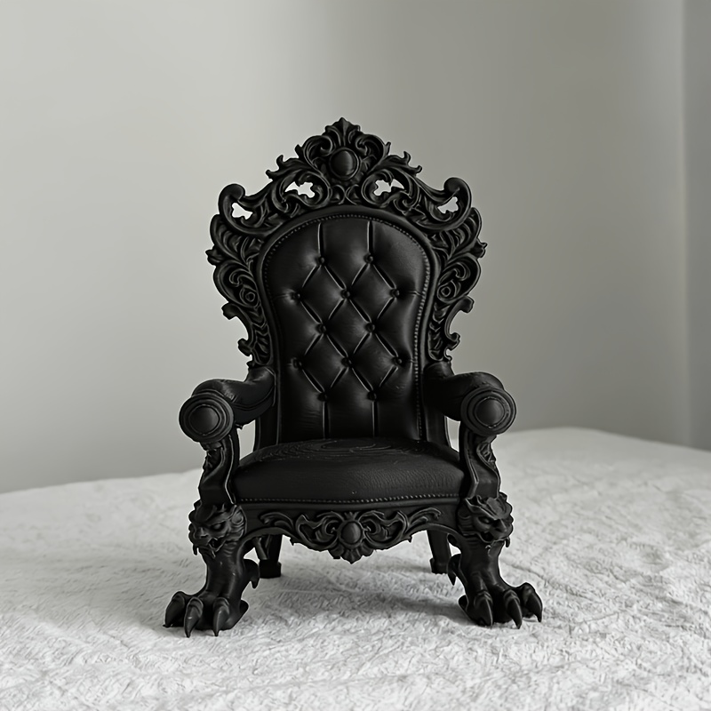 1피스 고급 왕좌 모델 – 고딕 스타일 – 다크 브라운 - Home Cinema Luxury 리뷰 및 가격