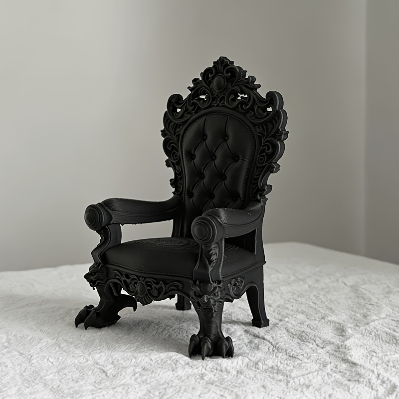 1피스 고급 왕좌 모델 – 고딕 스타일 – 다크 브라운 - Home Cinema Luxury 리뷰 및 가격