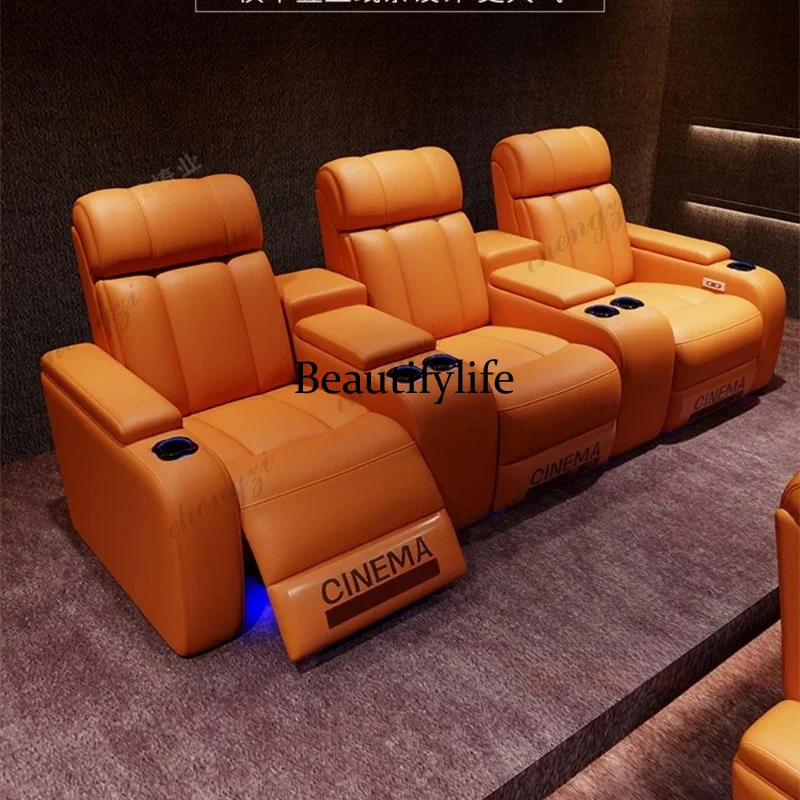 G153 고급 천연 가죽 전동 리클라이너 시네마 의자  - Home Cinema Luxury 리뷰 및 가격
