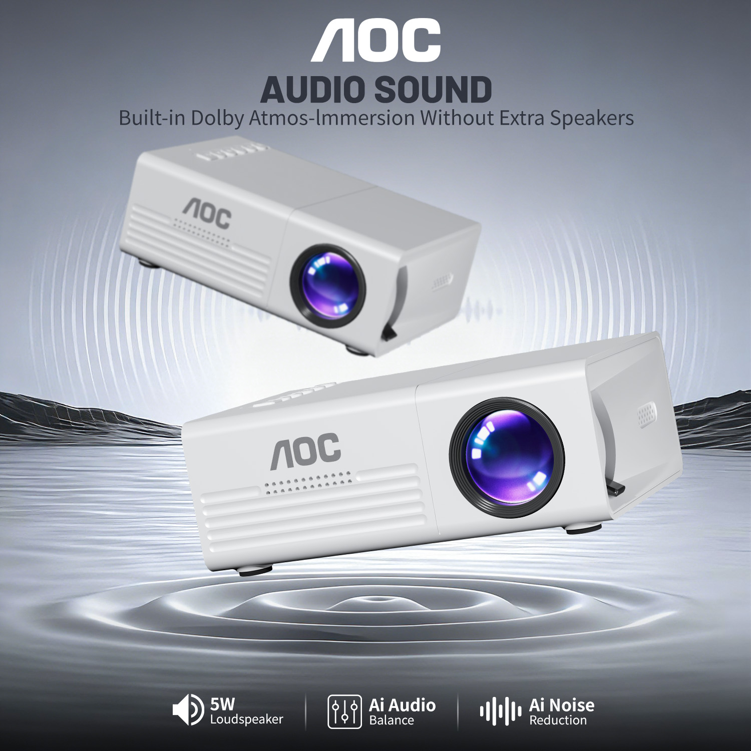 AOC 미니 프로젝터 TFT LCD Wifi 블루투스  - Home Cinema Compact 리뷰 및 가격