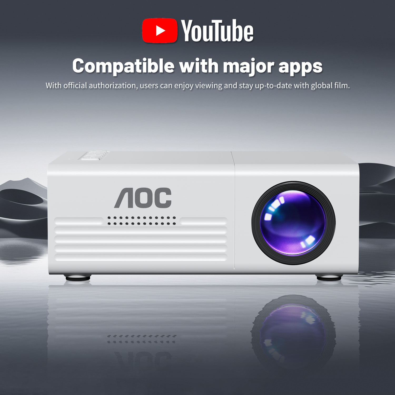 AOC 미니 프로젝터 TFT LCD Wifi 블루투스  - Home Cinema Compact 리뷰 및 가격
