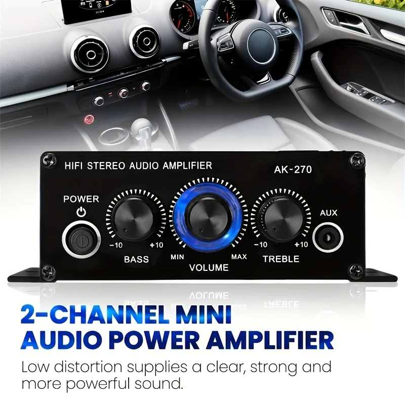 AK-270 12V/24V 400W 컴팩트 파워 앰프  - Home Cinema Compact 리뷰 및 가격