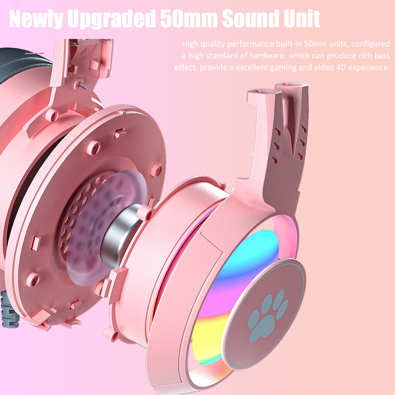 귀여운 고양이 귀 게임용 헤드폰, 마이크 포함, 소음  - Home Cinema Headphones 리뷰 및 가격