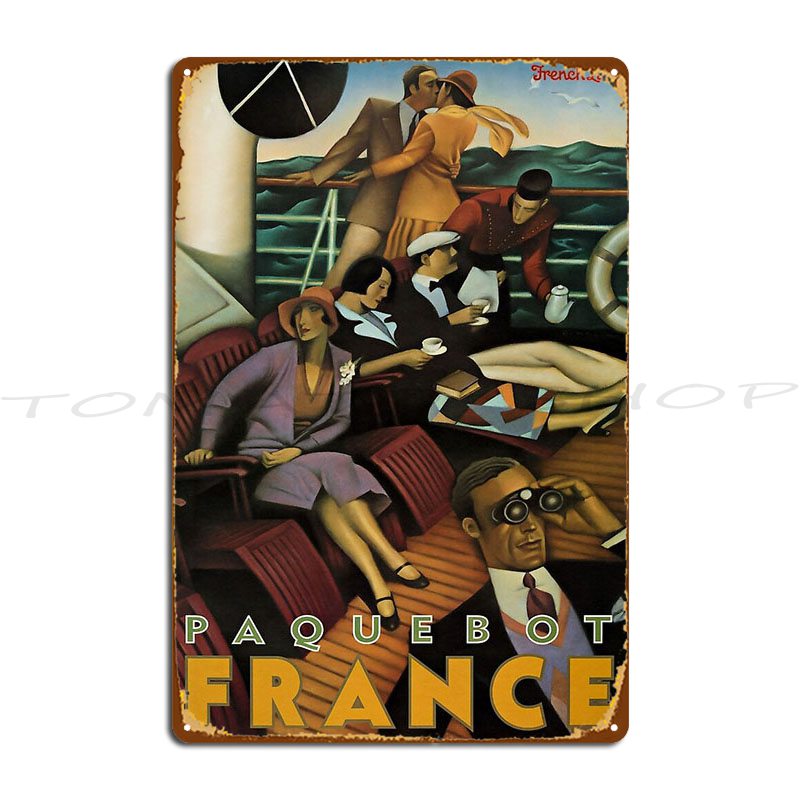 파크봇 프랑스 레트로 포스터 금속 플라크 시네마 벽 장 - Home Cinema France 리뷰 및 가격