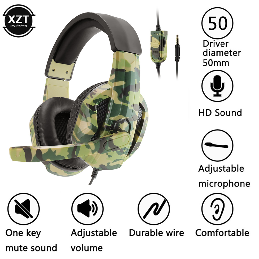 위장 게임용 헤드셋 3.5mm AUX 잭 유선 헤드폰  - Home Cinema Headphones 리뷰 및 가격