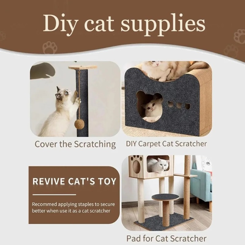 자기 접착제 고양이 긁는 매트 Trimmable 고양이 - Recliner Sofa Cover 리뷰 및 가격